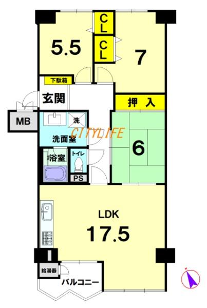 嵐山ロイアルハイツ３号棟