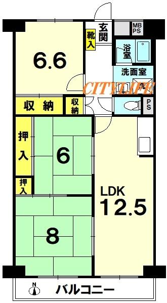 伏見日光ハイツ１号棟