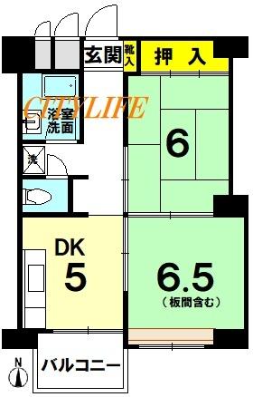 東寺ハイム(間取り)