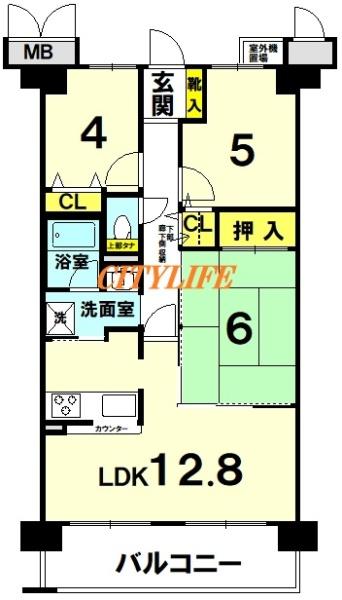 アドリーム伏見向島(間取り)