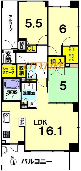 プレサンス京都一乗寺(間取り)
