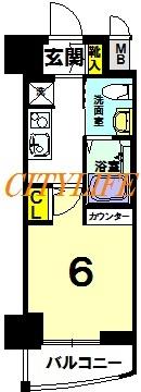 エステムプラザ京都河原町通Ⅱレジデンシャル(間取り)