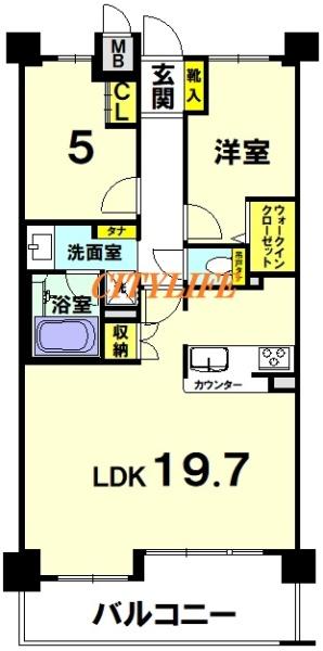 エスリード太秦三条天神川(間取り)