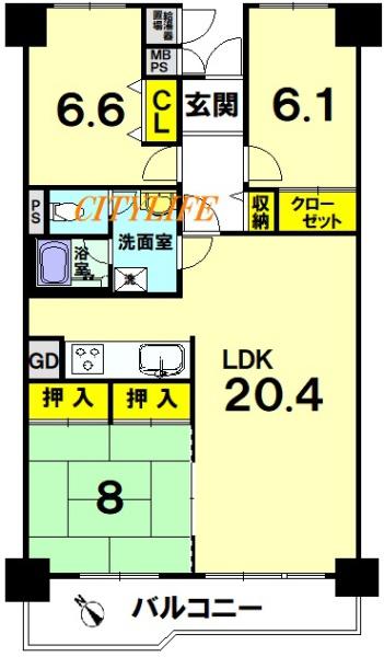 桂川ハイツ５号館