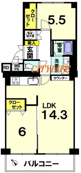 京都北山スカイハイツA棟