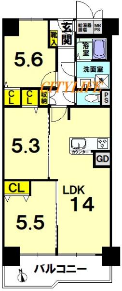 桂川ハイツ3号館