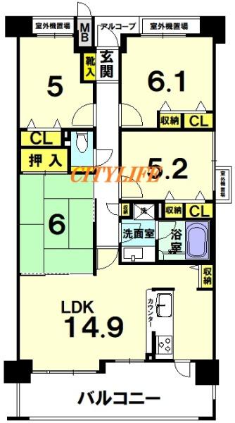 ファミールガーデン二条駅前西棟