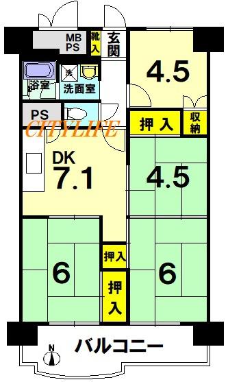 向島ニュータウン第３街区Ｆ棟