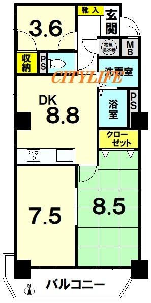 タウンハイツ嵐山