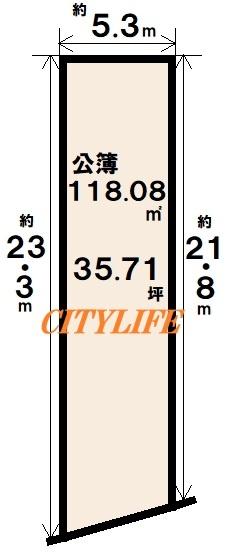 京都市中京区西ノ京西中合町の売土地