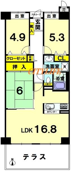 サンステージ衣笠Ｂ棟
