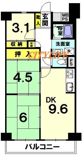 伏見日光ハイツ２号棟