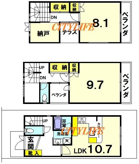 京都市中京区西ノ京南大炊御門町の中古一戸建