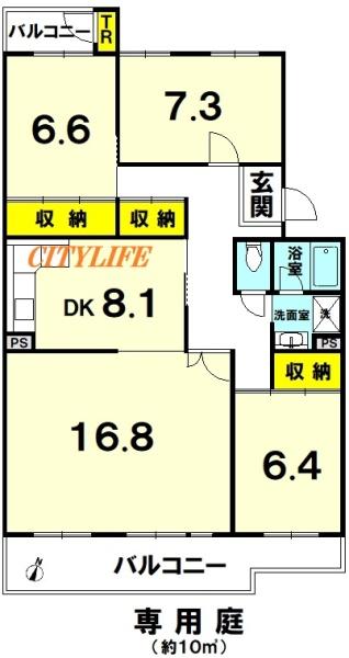 洛西境谷西第２住宅１８号棟