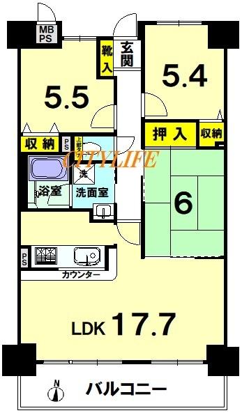 ライオンズマンション向日町