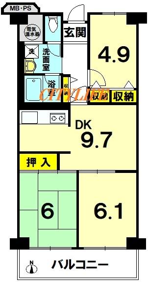 コトーハイツ伏見稲荷B棟