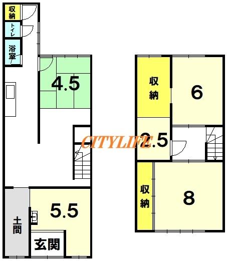 京都市中京区聚楽廻松下町の中古一戸建