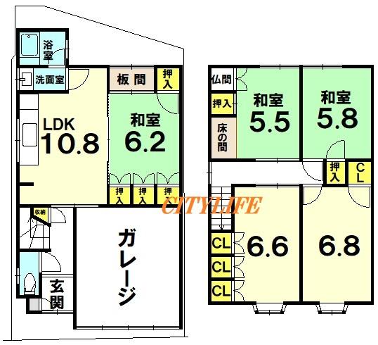 京都市中京区聚楽廻西町の中古一戸建
