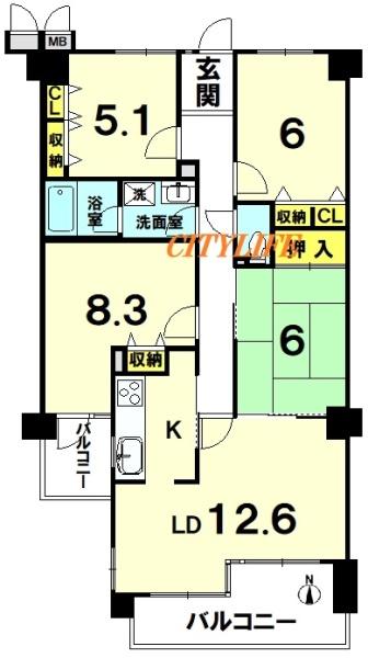 サンシティ桂坂壱番館