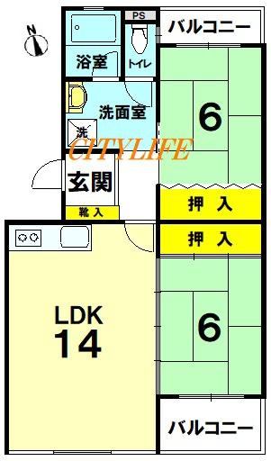 嵐山ロイアルハイツ６号棟