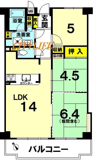 ライオンズマンション山科御陵