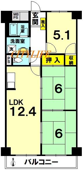 伏見日光ハイツ２号棟