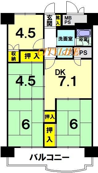 向島ニュータウン第３街区Ｄ棟