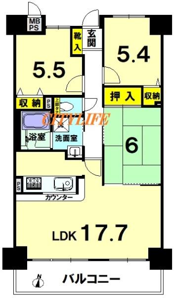 ライオンズマンション向日町