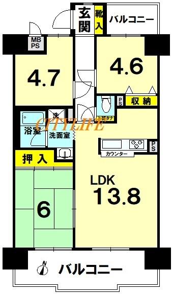 ライオンズマンション京都・淀A棟