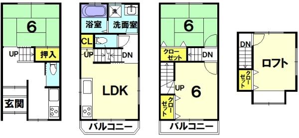 京都市中京区聚楽廻松下町の中古一戸建