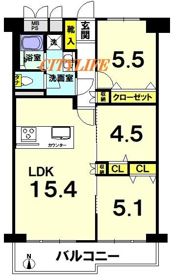山科南団地E棟