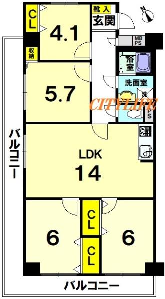 伏見日光ハイツ２号棟