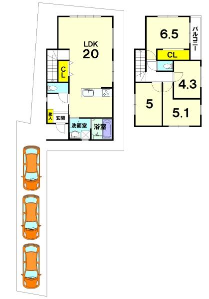 西京区嵐山茶尻町２号地新築戸建て