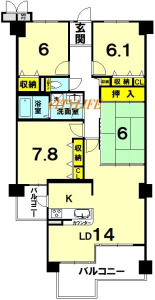 サンシティ桂坂参番館
