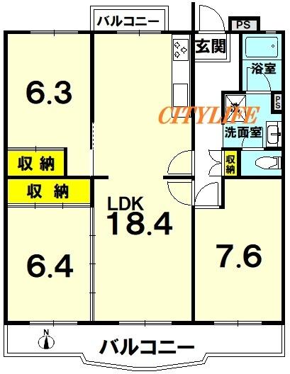 洛西境谷西第２住宅４棟