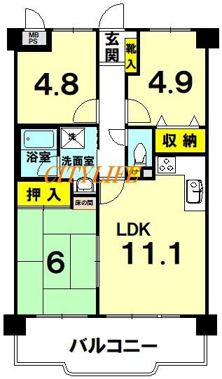 ライオンズマンション桂川久世