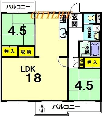 洛西境谷住宅４棟