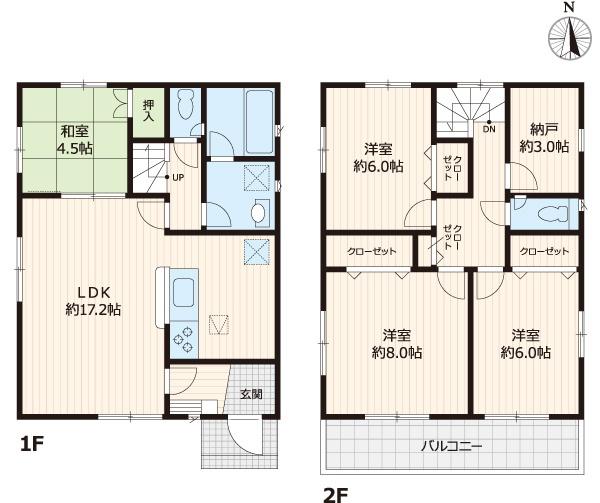 埼玉県坂戸市緑町中古戸建