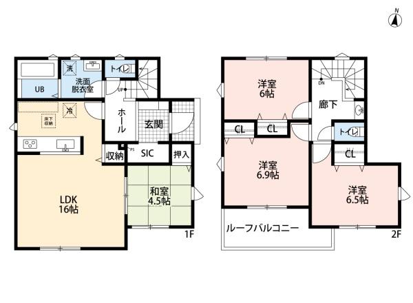 埼玉県比企郡川島町中山23-1期　2号棟