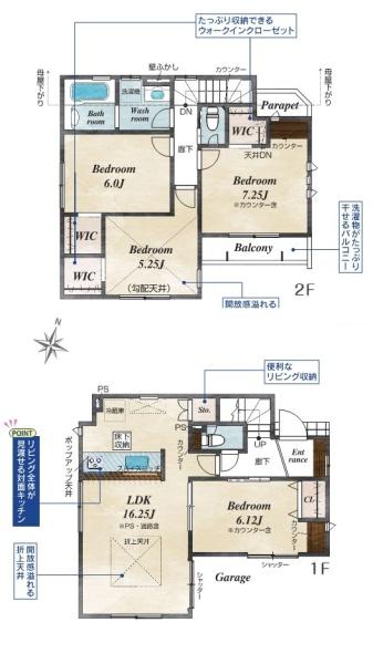 埼玉県志木市下宗岡二丁目　新築戸建　全1棟