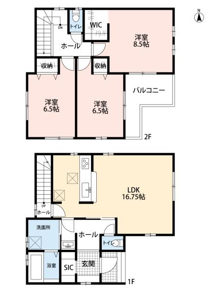埼玉県川越市仙波町第4　新築分譲住宅全１棟