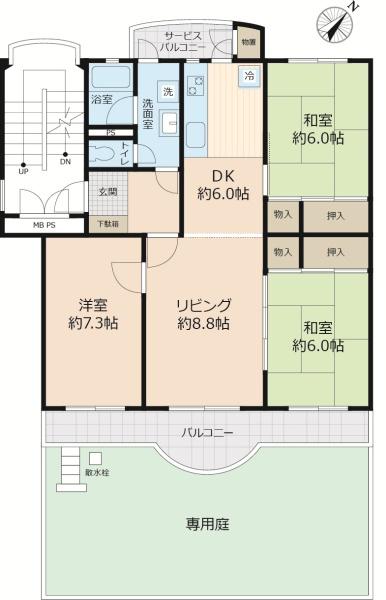 志木ニュータウン南の森壱番街　6号棟