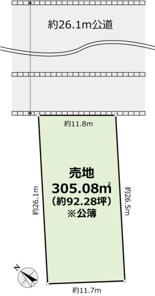 さいたま市岩槻区東岩槻１丁目の土地