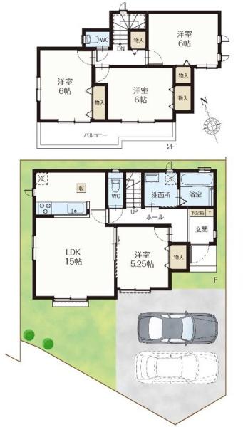 埼玉県川越市南大塚6丁目　新築分譲住宅　全1棟