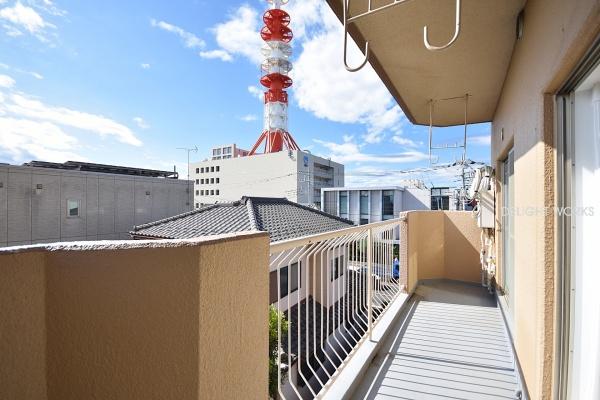 川越新宿マンション(バルコニー)