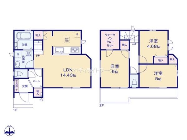 埼玉県川越市大字安比奈新田　新築戸建
