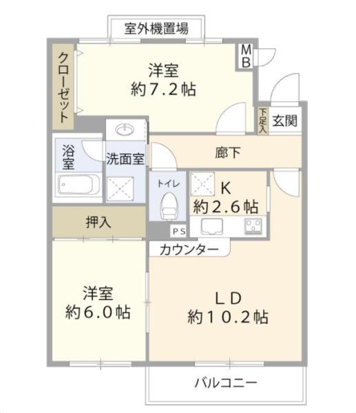 コスモ川越ワンダーランド　F棟