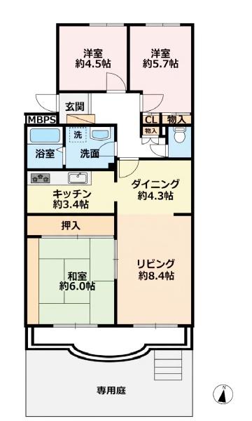 川越グリーンパークM-1号棟