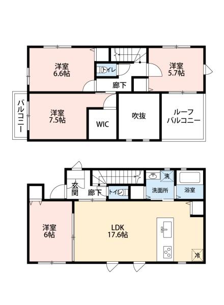 埼玉県ふじみ野市元福岡2丁目　中古戸建