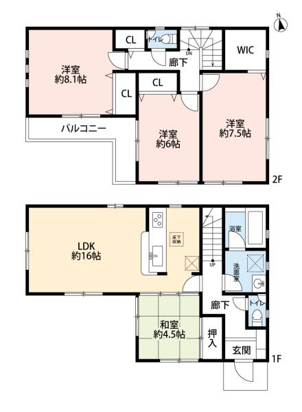 川越市大字的場　中古戸建